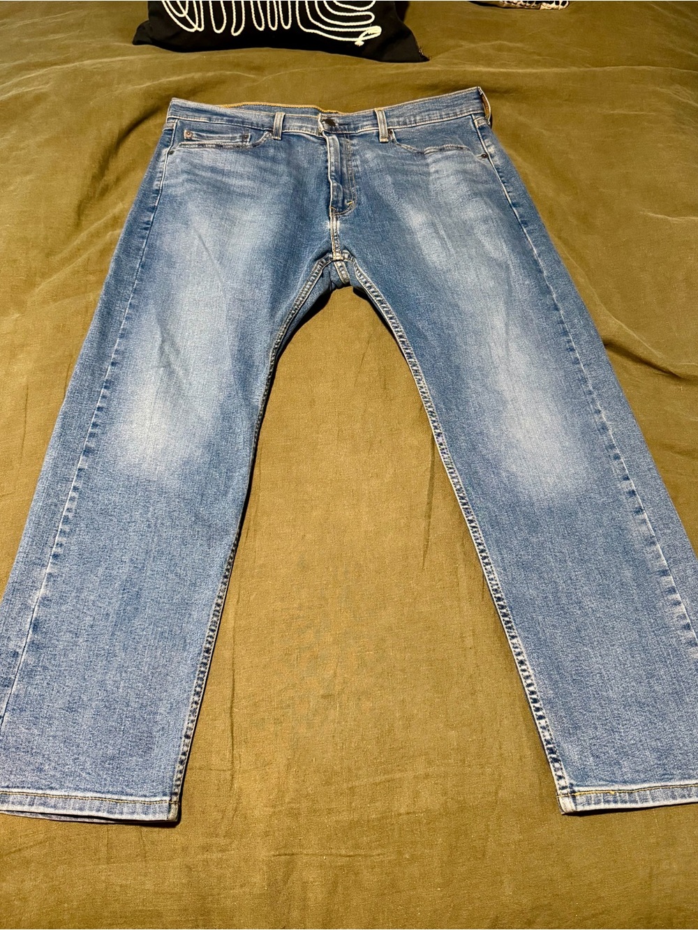 Classic Men's Blue Denim Jeans